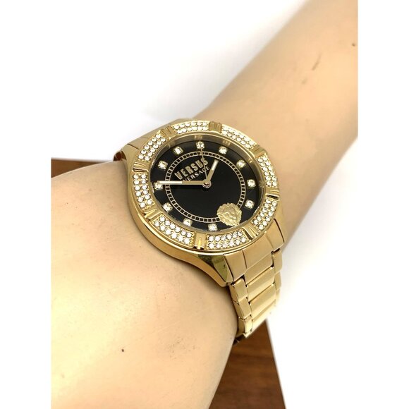 Versus by Versace Women\'s Watch VSP263221 Black Dial Gold Stainless Steel 36mm main image 4